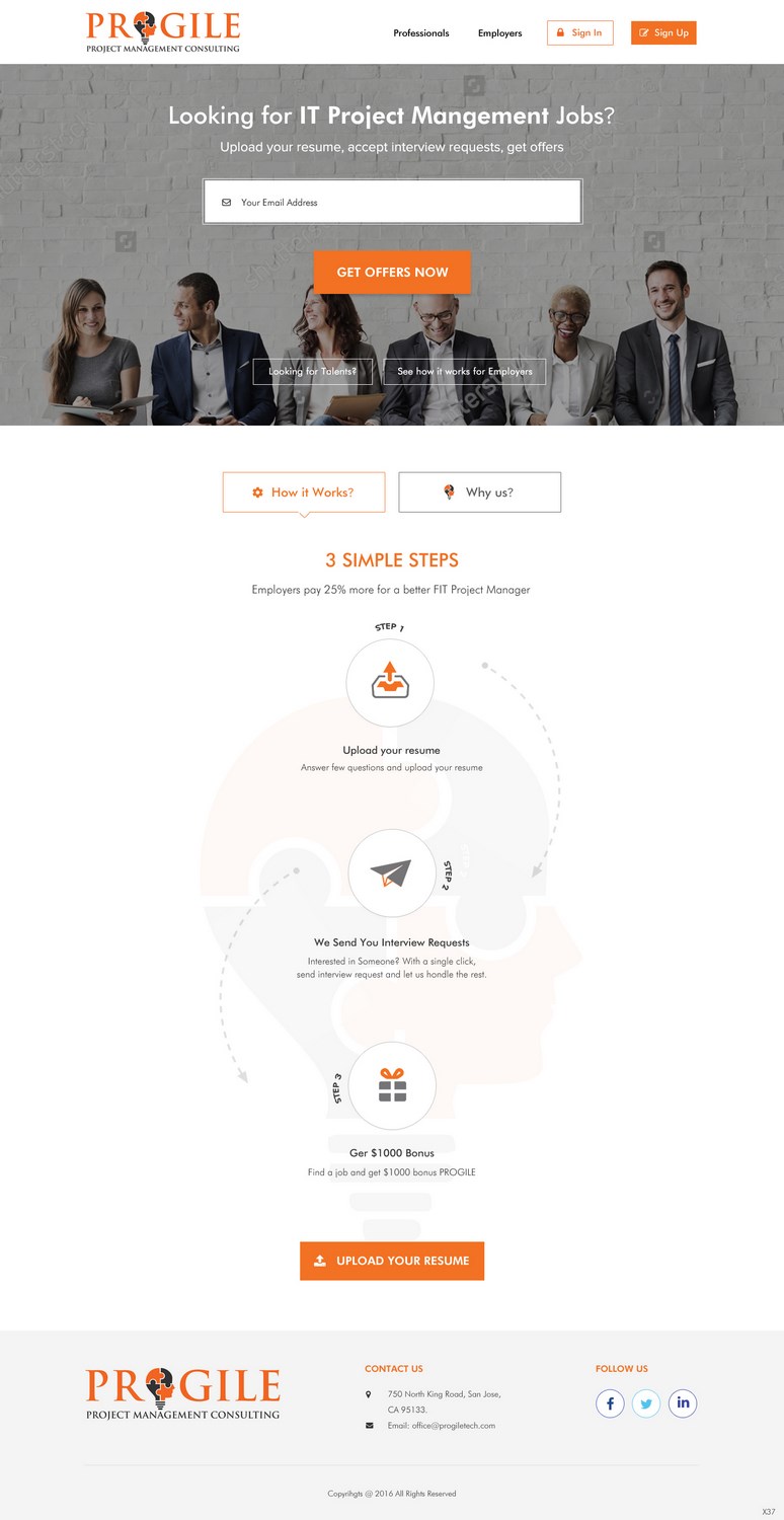 Web Design by pb for PROGILE Tech INC | Design #12766361