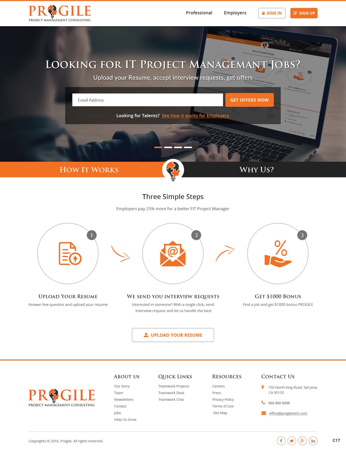 Web Design by pb for PROGILE Tech INC | Design #12766362