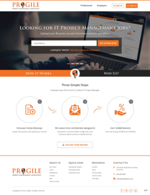 Web Design by pb for PROGILE Tech INC | Design: #12766362