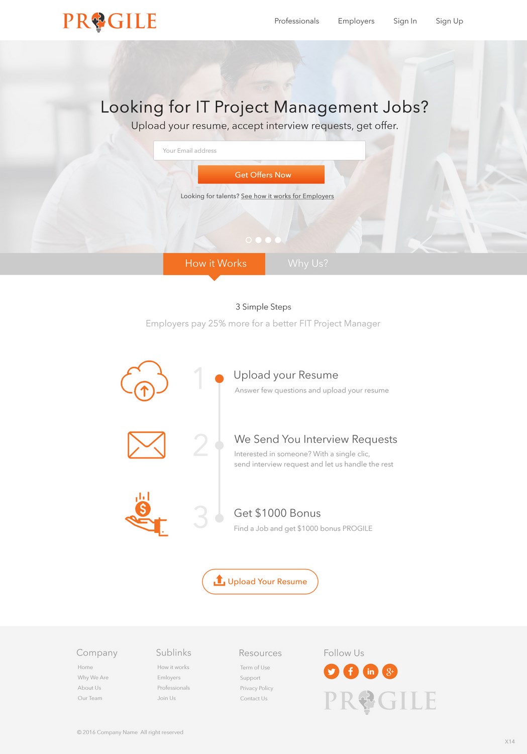 Web Design by pb for PROGILE Tech INC | Design #12766377
