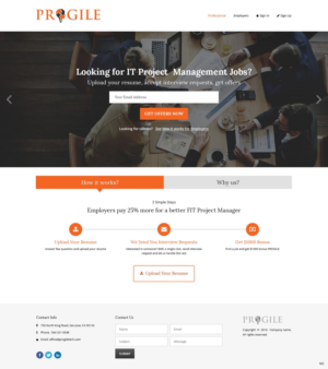 Web Design by pb for PROGILE Tech INC | Design: #12766380