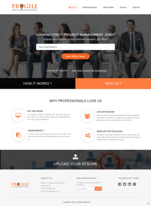 Web Design by pb for PROGILE Tech INC | Design: #12766381