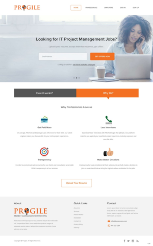 Web Design by pb for PROGILE Tech INC | Design: #12776356