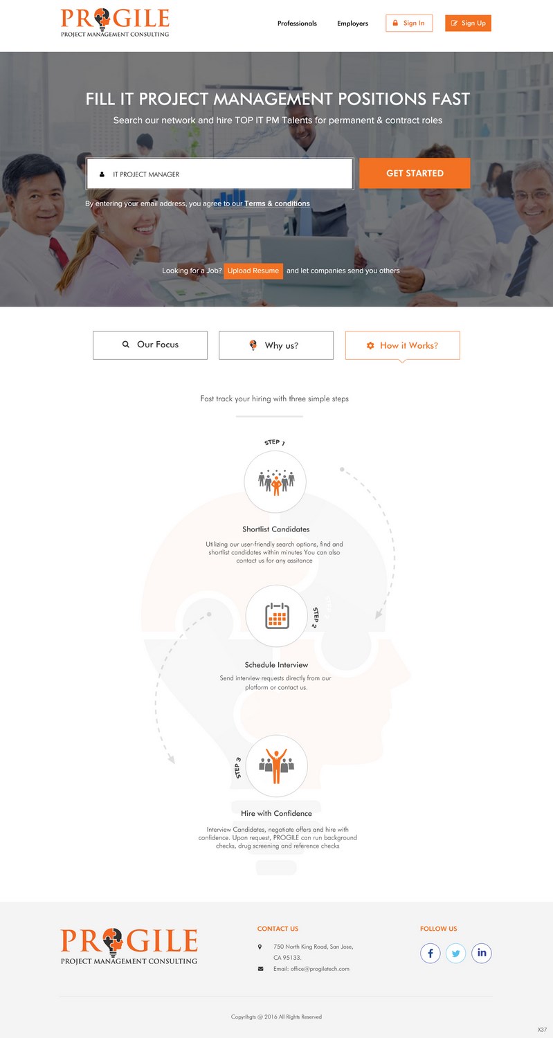 Web Design by pb for PROGILE Tech INC | Design #12875379