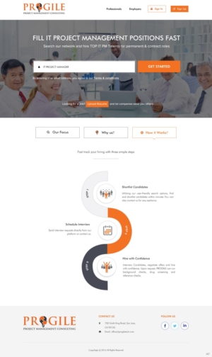 Web Design by pb for PROGILE Tech INC | Design: #12875381