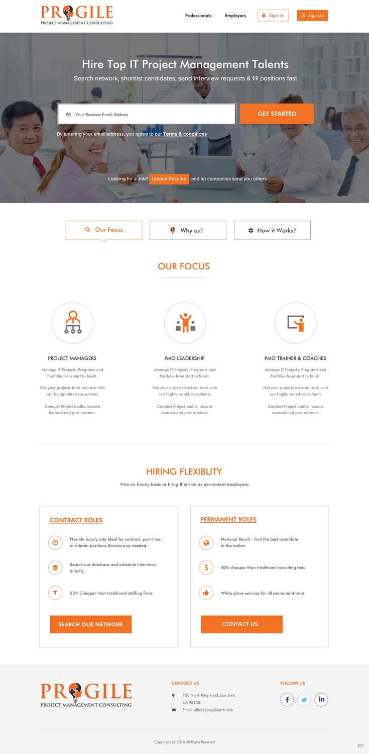 Web Design by pb for PROGILE Tech INC | Design #12875382