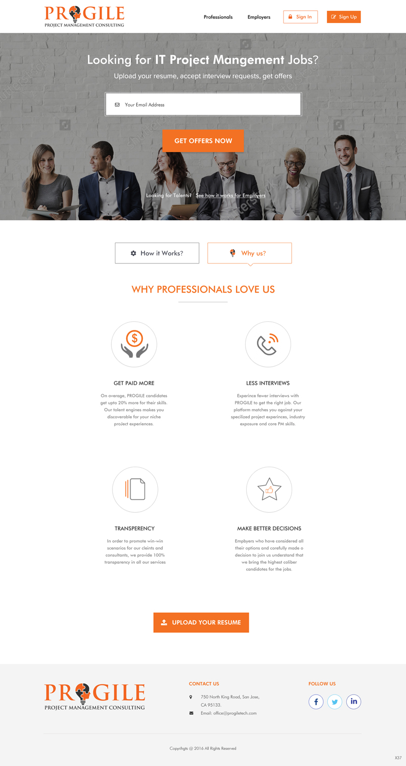 Web Design by pb for PROGILE Tech INC | Design #12914390