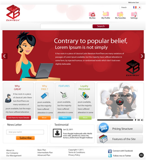 Web Design by pb for this project | Design: #533328