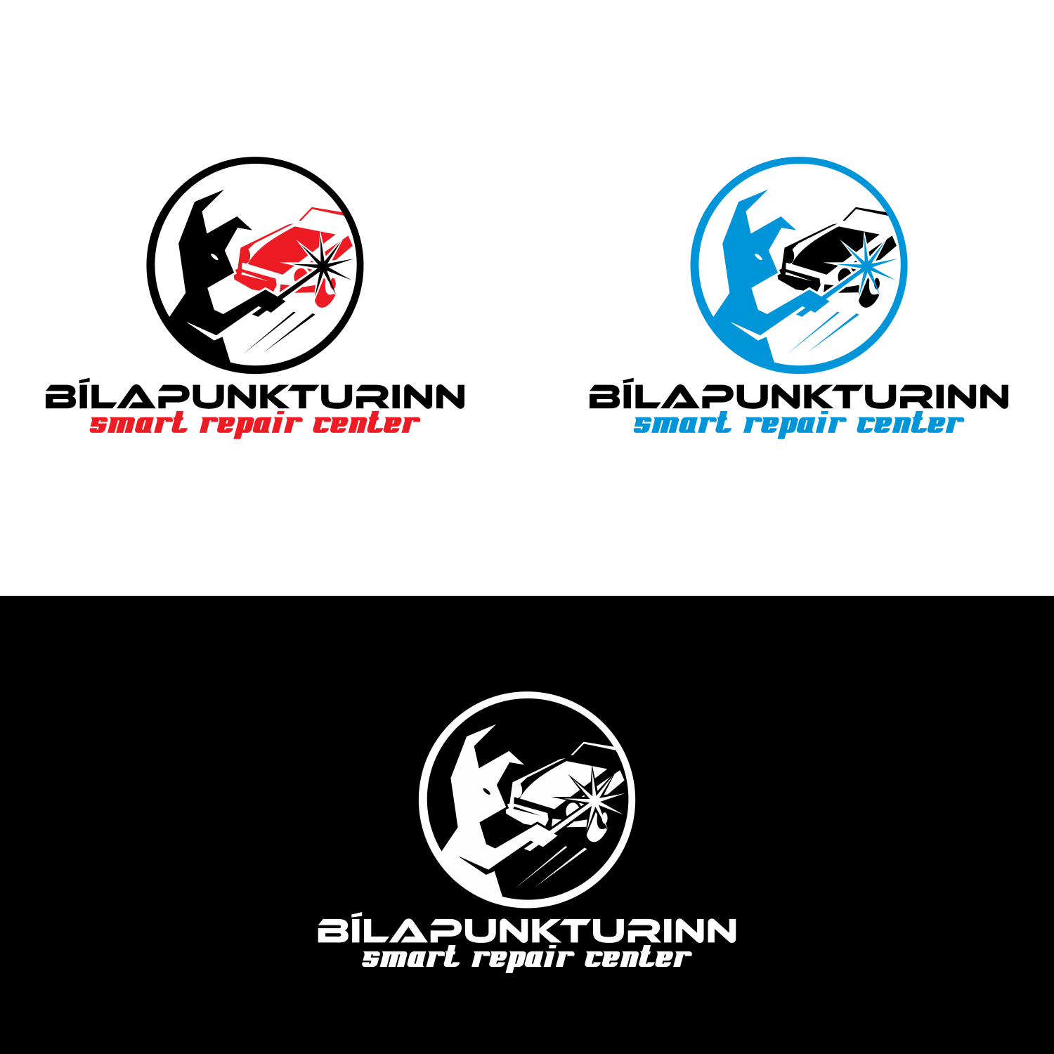 Logo Design by moisesf for Bílapunkturinn | Design #12821726