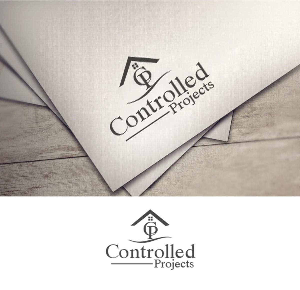 Logo Design by Impressive Solutions for Controlled Projects | Design #12799929