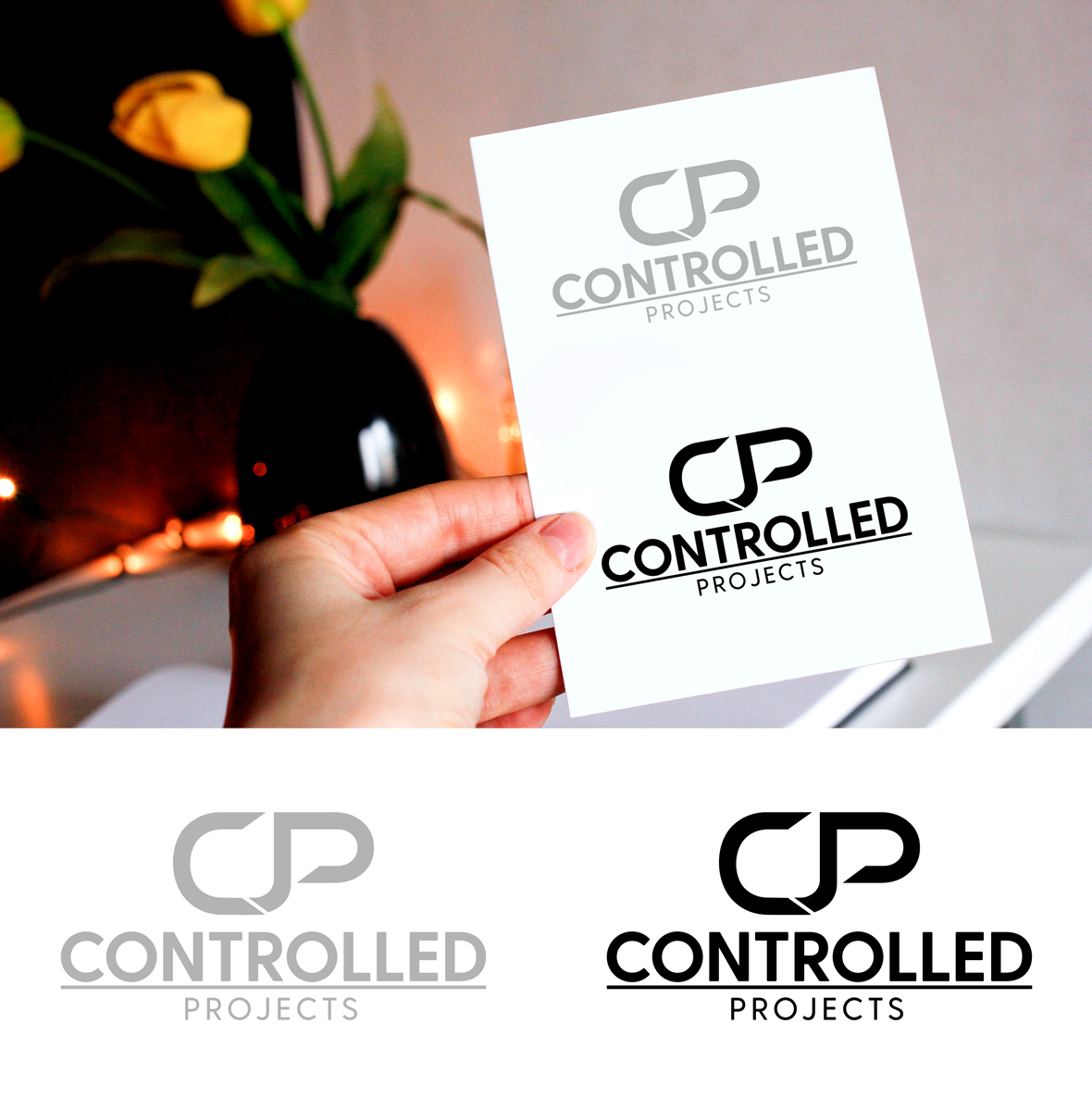 Logo Design by Impressive Solutions for Controlled Projects | Design #12800186