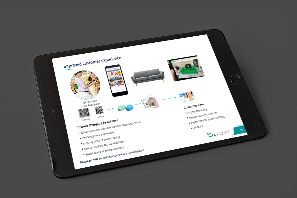 Diseño de PowerPoint por kepitink para Aispot AS | Diseño #12872283