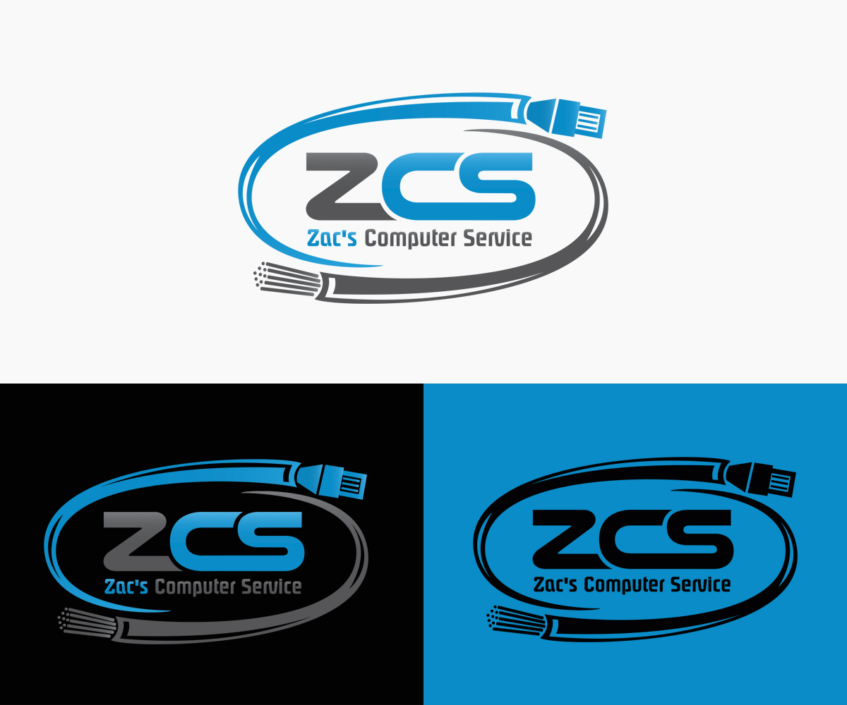 Logo Design by Ethien for Zac's Computer Service | Design #12872327