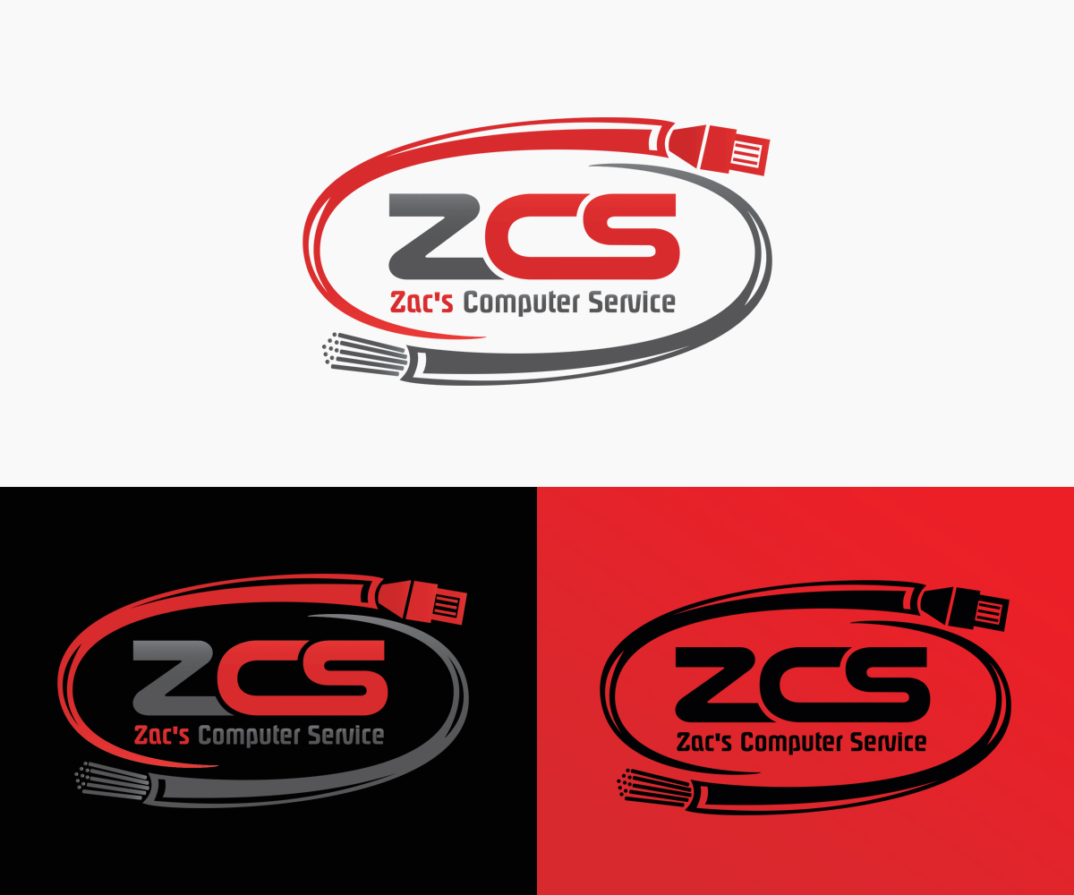Logo Design by Ethien for Zac's Computer Service | Design #12872328