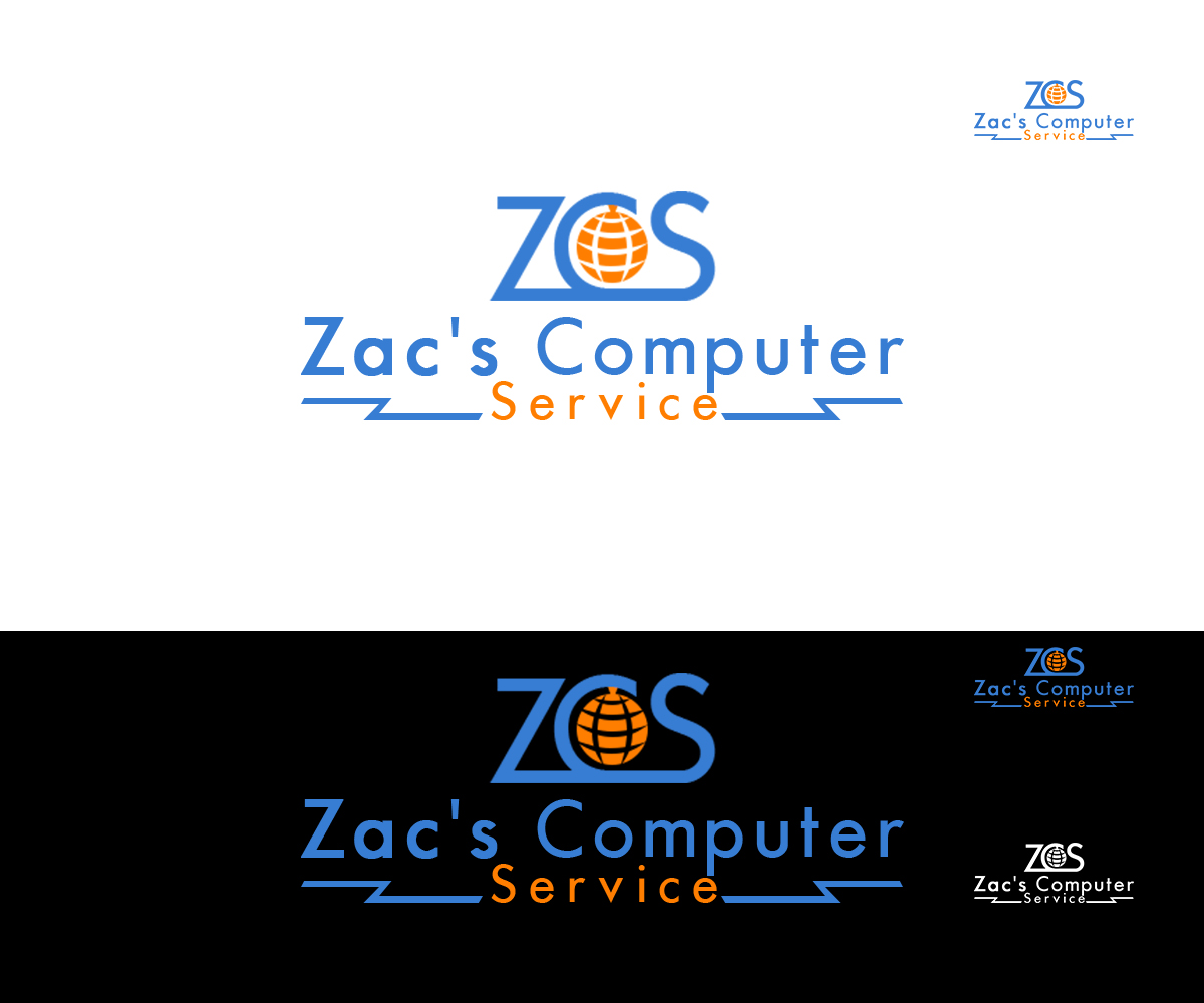 Logo Design by LJ Creation for Zac's Computer Service | Design #12864970