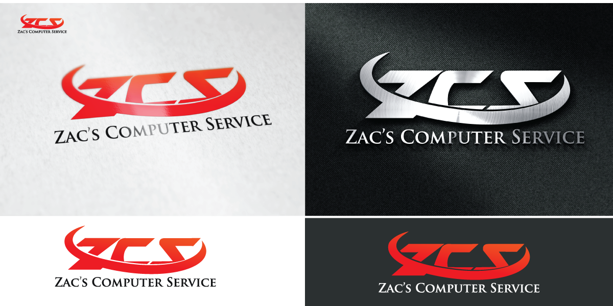 Logo Design by Danilo La-llaban for Zac's Computer Service | Design #12790767