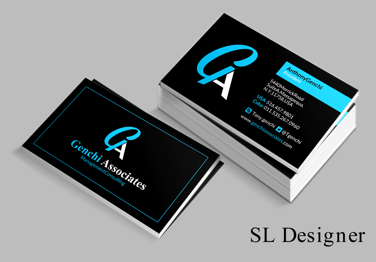 Business Card Design by SL Designer for Genchi Associates | Design #12771911