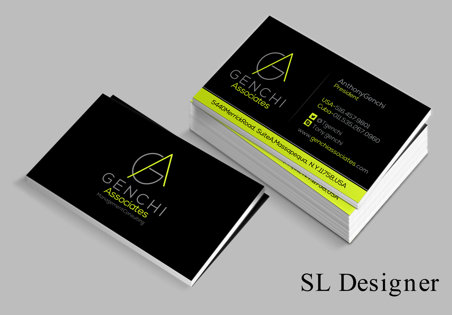 Business Card Design by SL Designer for Genchi Associates | Design #12771914