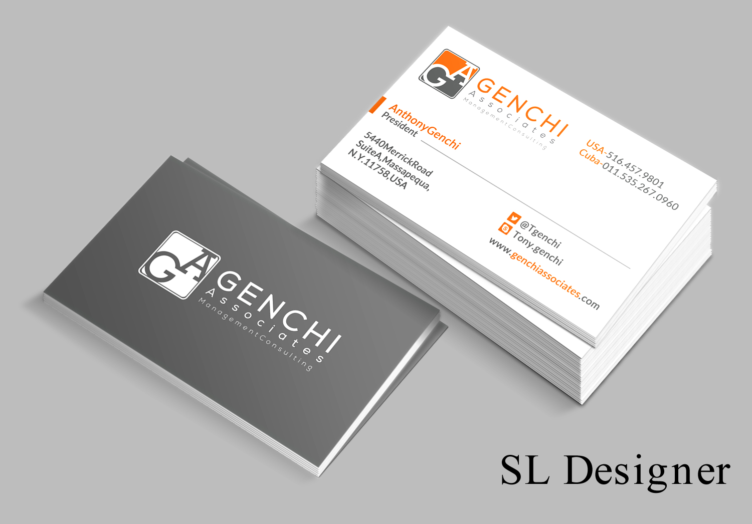Business Card Design by SL Designer for Genchi Associates | Design #12772235