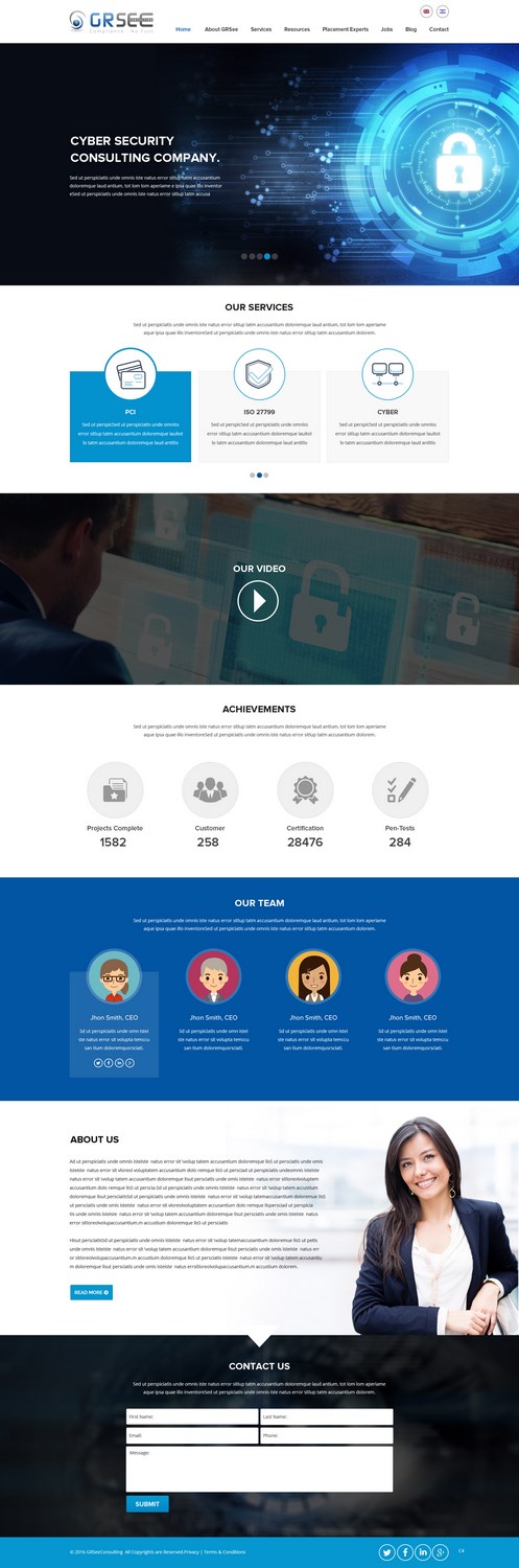 Web Design by pb for GRSee Consulting | Design #12788499