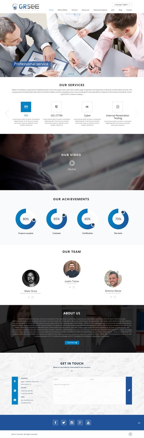 Web Design by pb for GRSee Consulting | Design #12798761