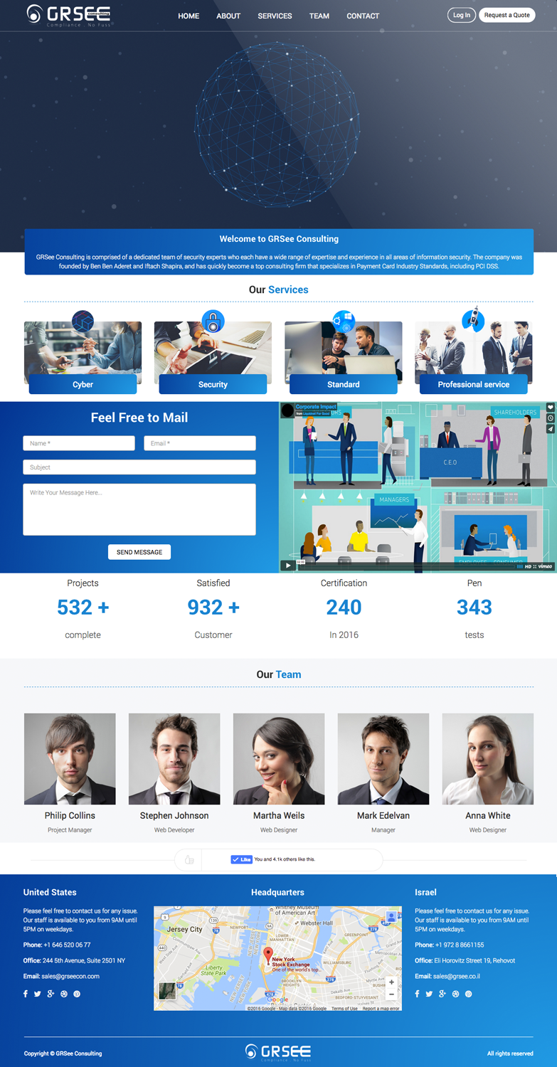 Web Design by cCopilot for GRSee Consulting | Design #12789882