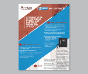 Flyer Design by Cut and Glue for Arrow Technology Group | Design: #12792200