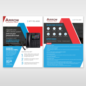 Flyer Design by Kishaloy_D for Arrow Technology Group | Design: #13019239