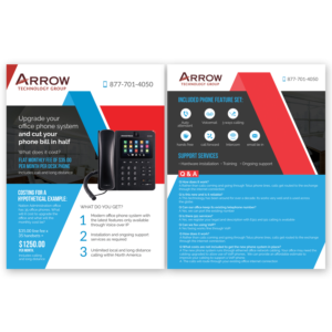 Flyer Design by Kishaloy_D for Arrow Technology Group | Design: #13102503