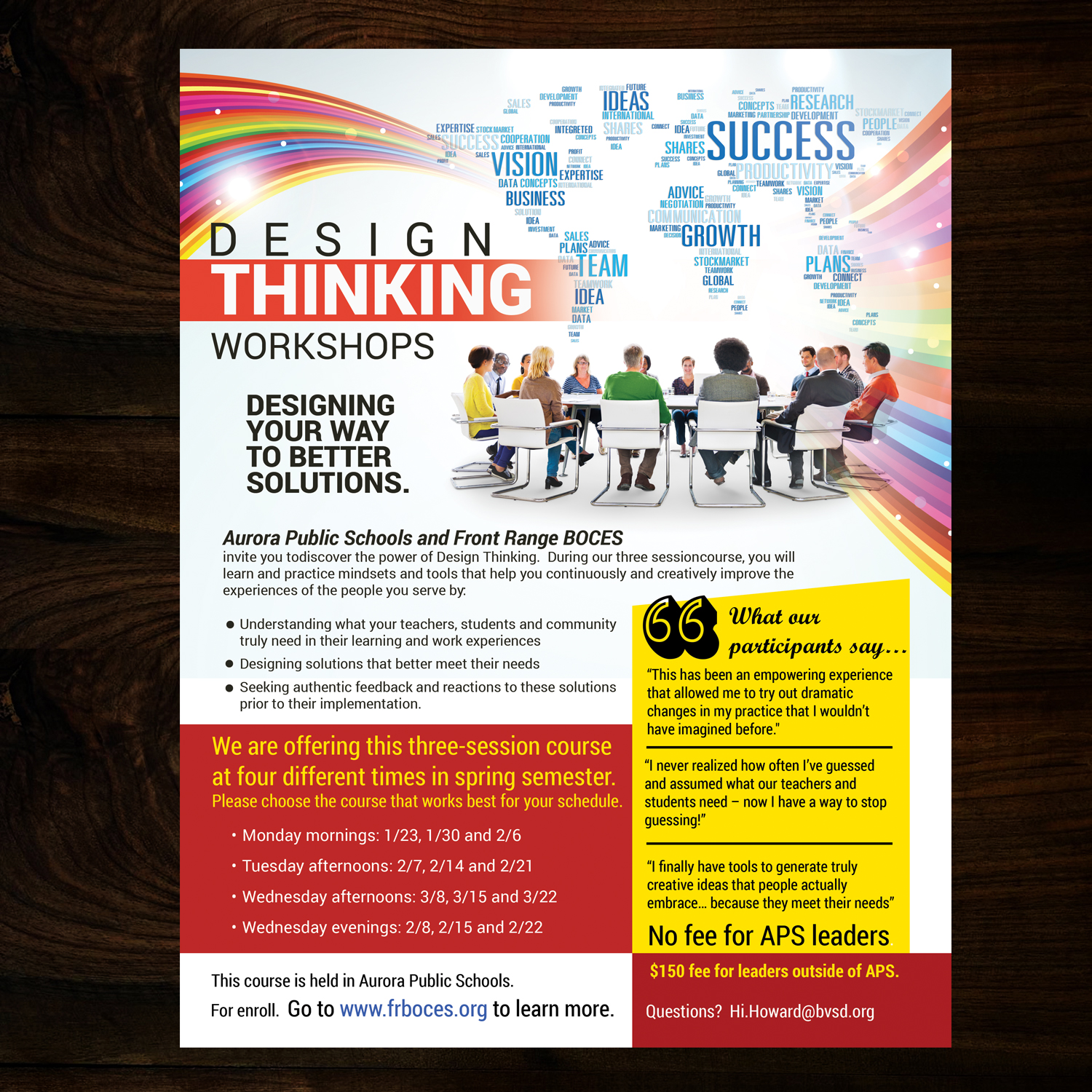 Diseño de Flyer por uk para Front Range BOCES | Diseño #12782380