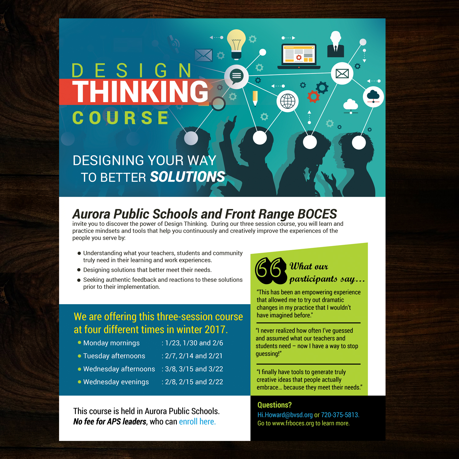 Diseño de Flyer por uk para Front Range BOCES | Diseño #12813992