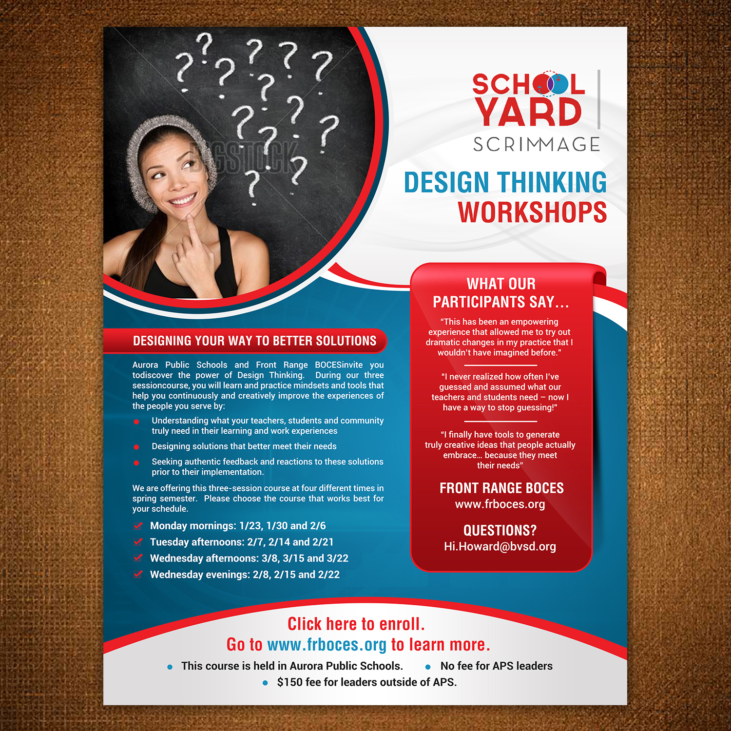 Flyer Design by aspiremedia for Front Range BOCES | Design #12776366