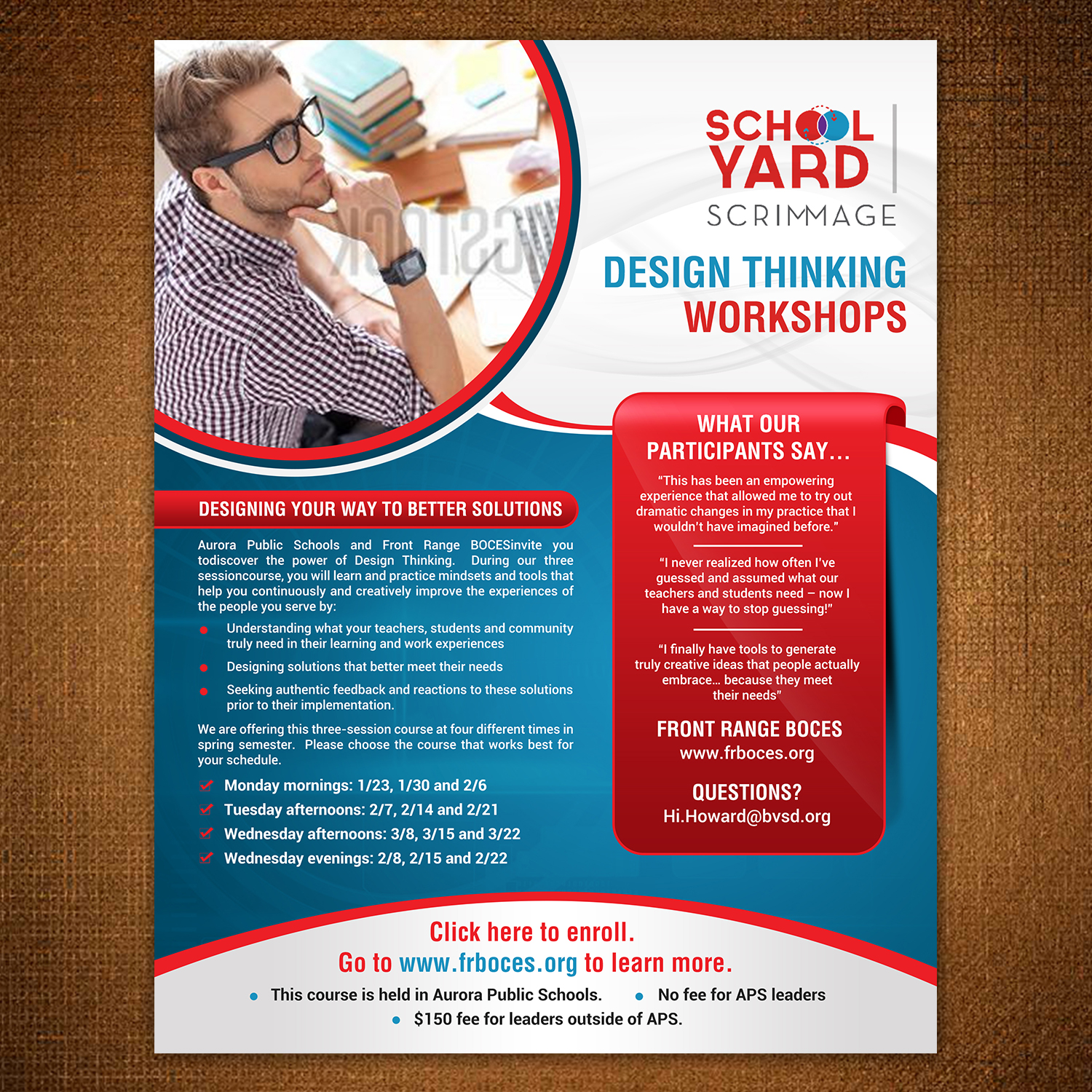 Diseño de Flyer por aspiremedia para Front Range BOCES | Diseño #12776368