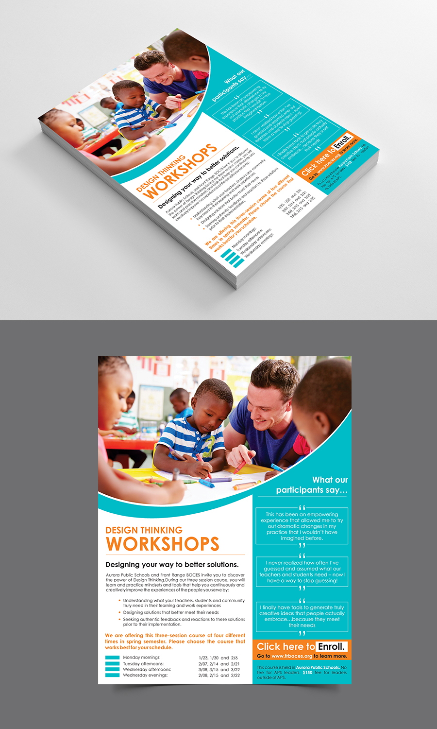 Diseño de Flyer por ecorokerz para Front Range BOCES | Diseño #12773950