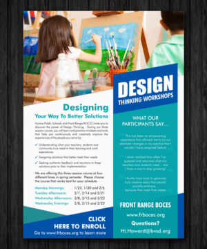 Flyer Design by ecorokerz for Front Range BOCES | Design #12775730