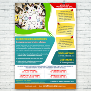 Flyer Design by SAI DESIGNS for Front Range BOCES | Design: #12786354