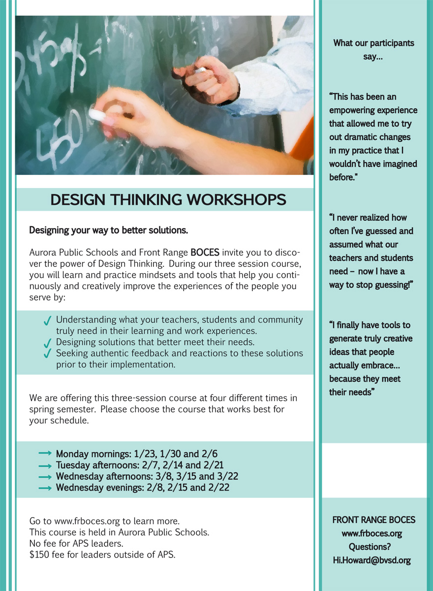 Flyer Design by anerashy for Front Range BOCES | Design #12780131
