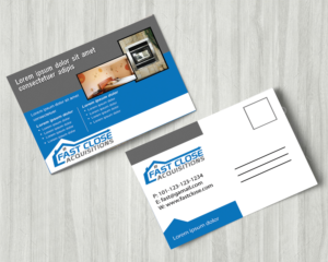 Diseño de Postal por shyamalart para Fast Close Acquisitions, LLC | Diseño #12778824