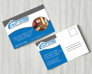 Postcard Design by shyamalart for Fast Close Acquisitions, LLC | Design: #12778825