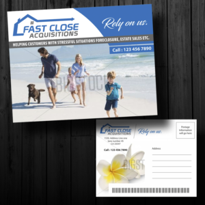 Postcard Design by visualkota for Fast Close Acquisitions, LLC | Design: #12787659