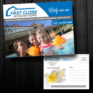 Postcard Design by visualkota for Fast Close Acquisitions, LLC | Design: #12792994