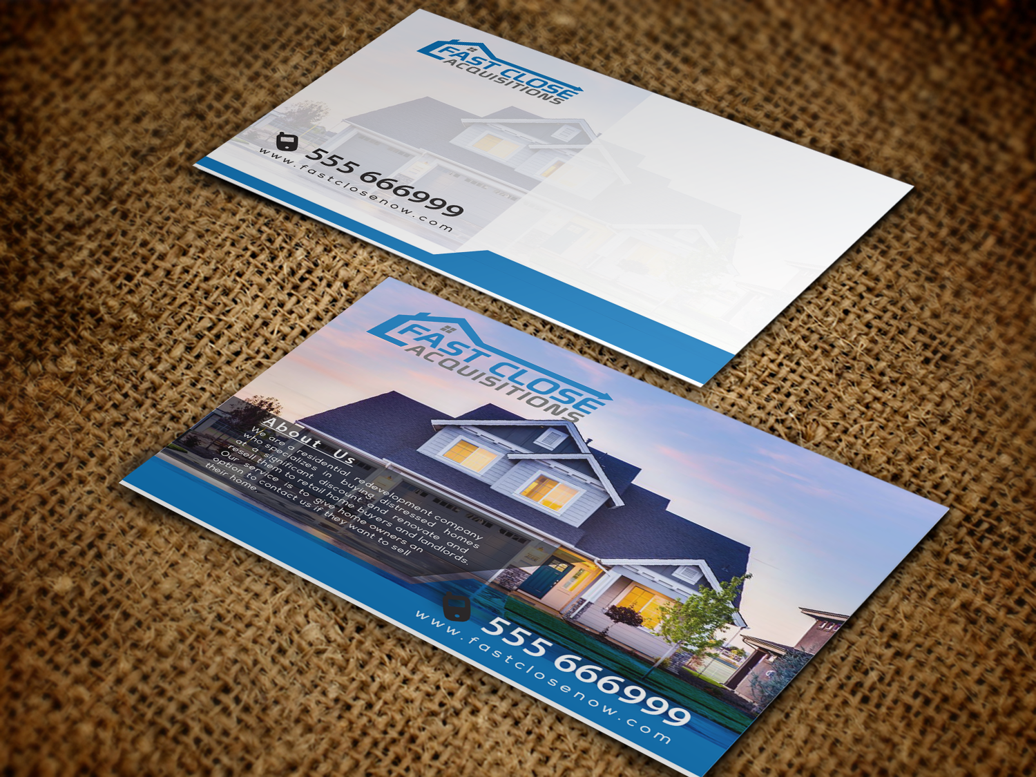Postcard Design by nafizrahat for Fast Close Acquisitions, LLC | Design #12778645