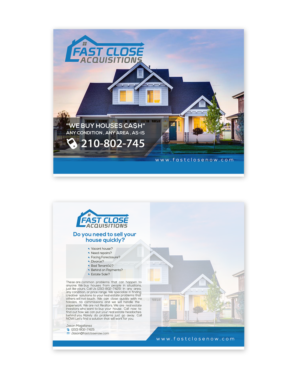 Postcard Design by nafizrahat for Fast Close Acquisitions, LLC | Design: #12790198