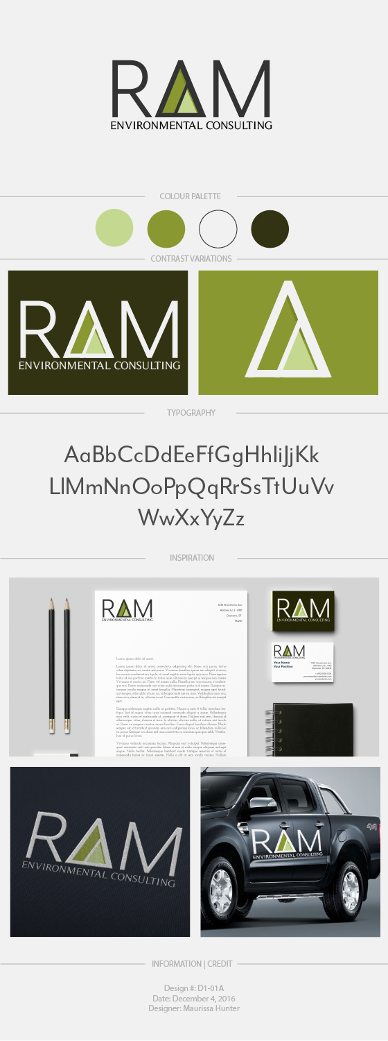 Logo Design by Maurissahunter for Ram Environmental Consulting | Design #12905822