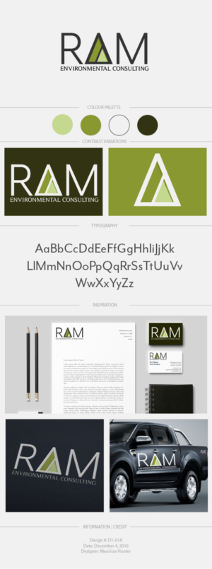 Design de Logo par Maurissahunter pour Ram Environmental Consulting | Design : #12905822