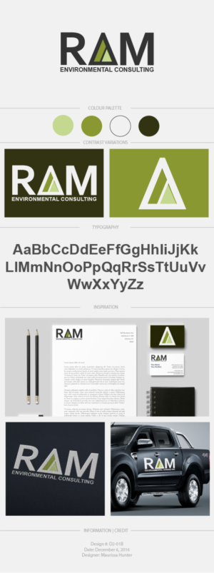 Design de Logo par Maurissahunter pour Ram Environmental Consulting | Design : #12927747