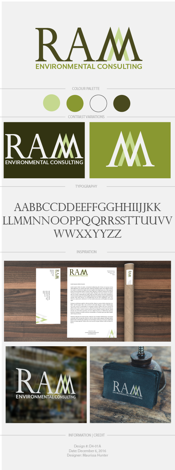 Design de Logo par Maurissahunter pour Ram Environmental Consulting | Design #12930883
