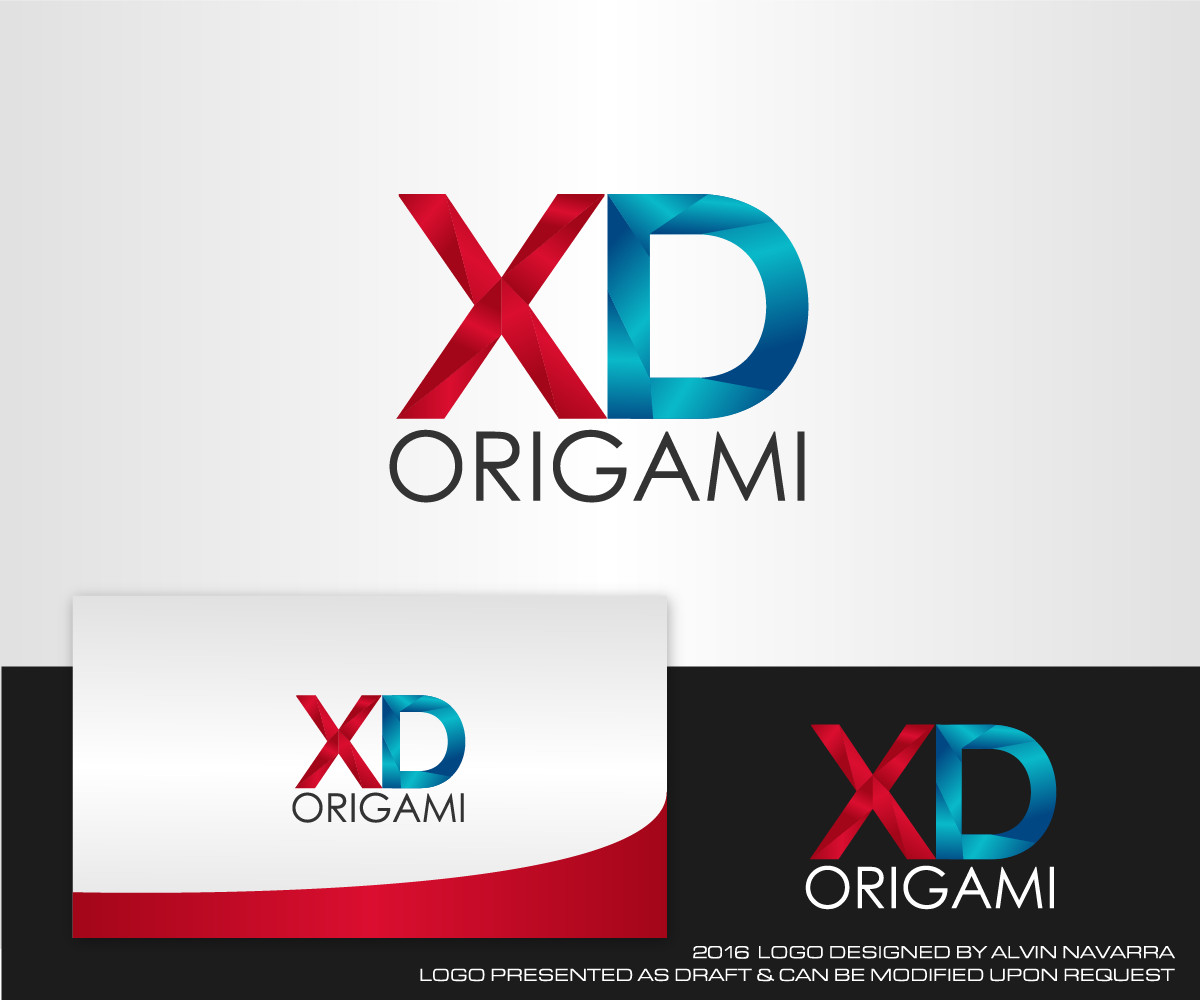 Diseño de Logo por alvinnavarra para XD Origami | Diseño #12825785