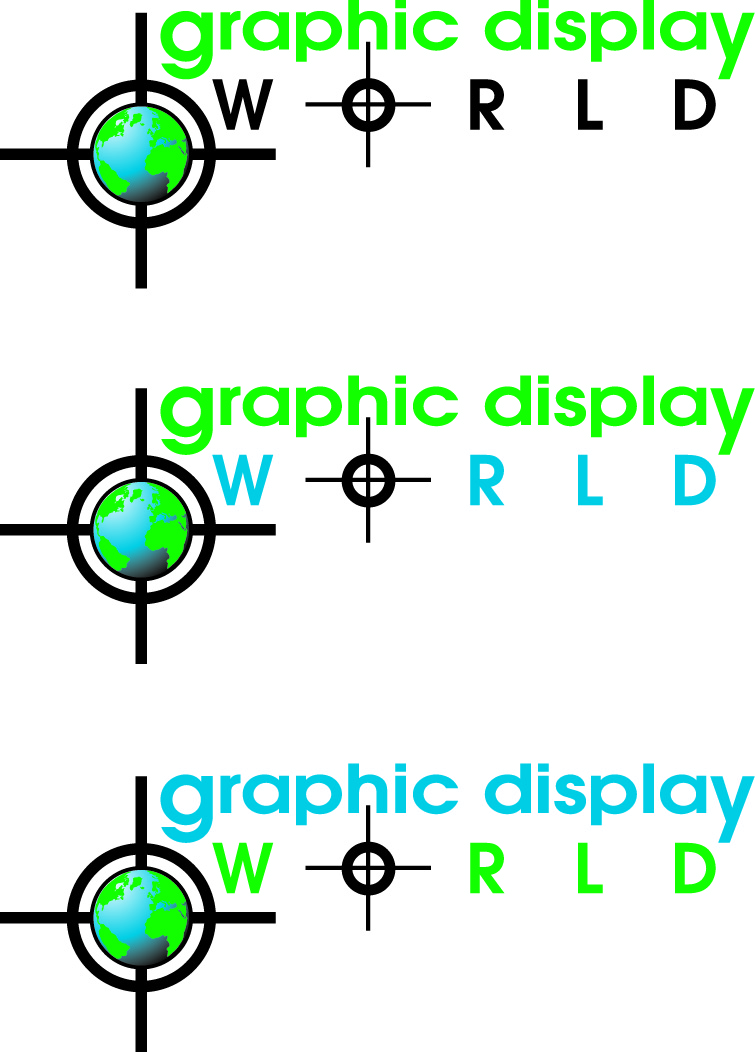 Logo Design by Steven Hall for Graphic Display World | Design #30660