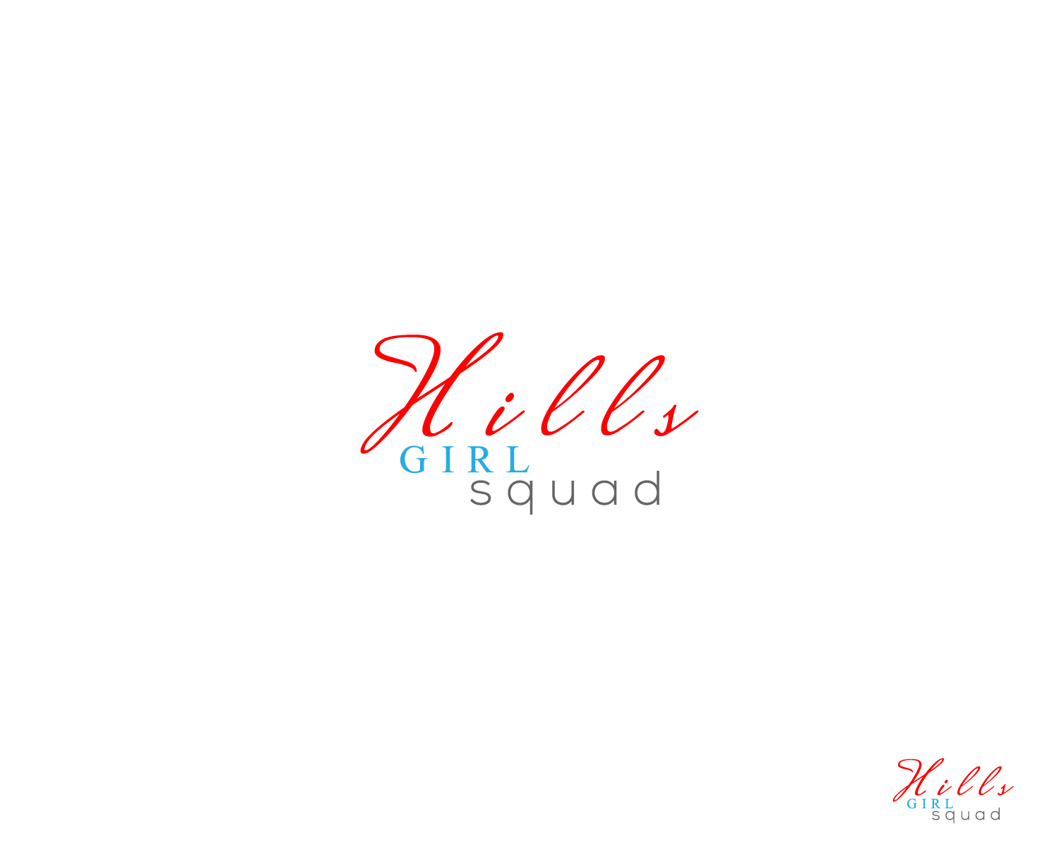 Logo Design by MAWBM for Hills Girl Squad | Design #12789322